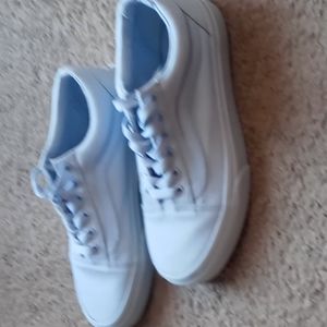 COPY -  Old Skool skate shoes, size 5.5 men's, 7 women's, color baby blue - pre…